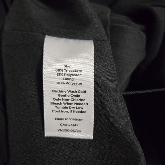 Talbots Black Dress. 16W - Picture 14 of 15